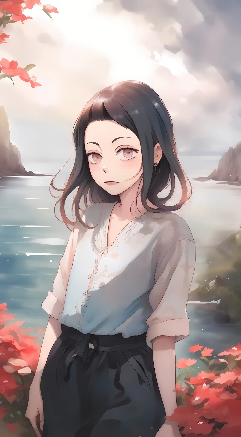 ai character: ~•Nezuko•~ background
