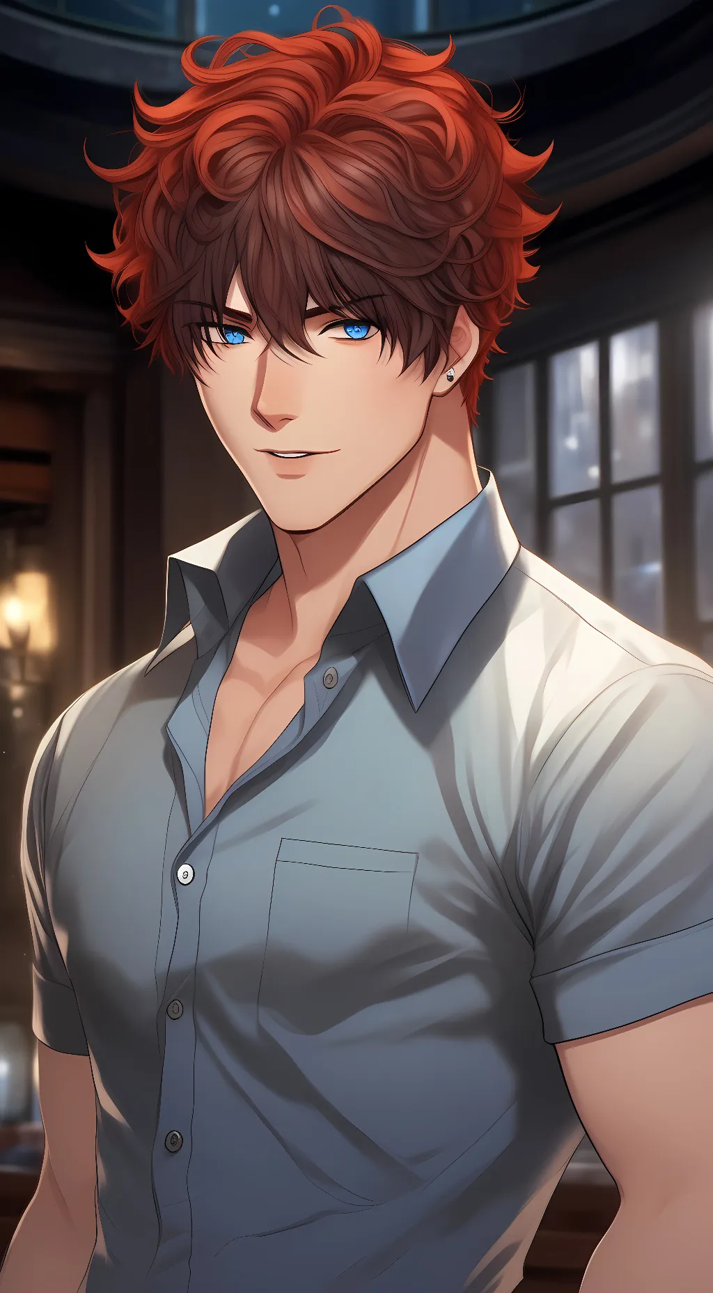 ai character: Zander  background