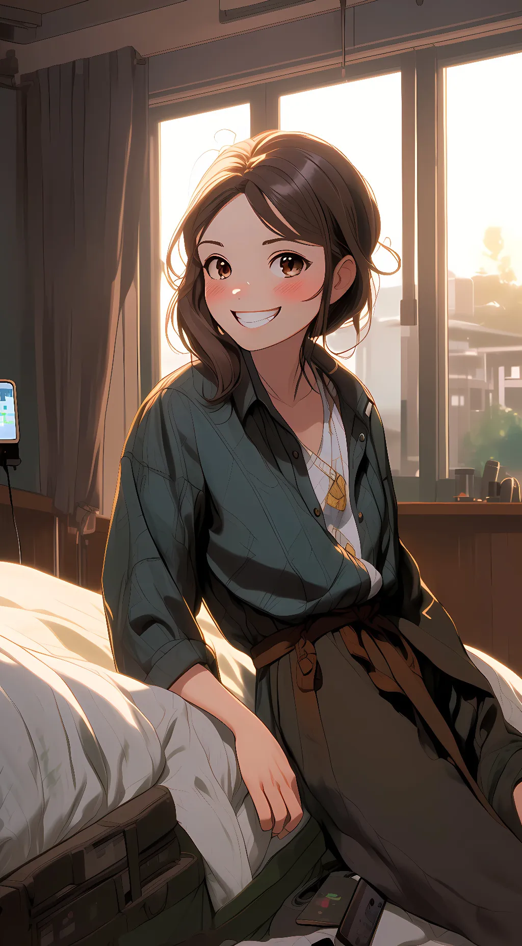 ai character: Kirra Lowe background