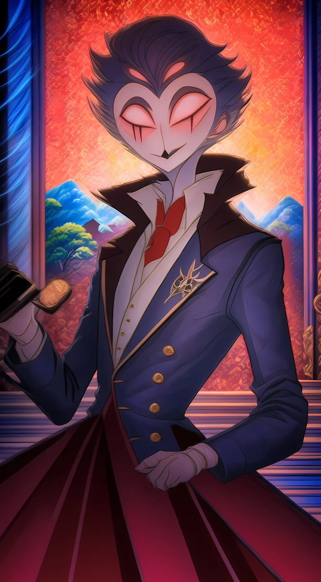 ai character: Stolas background