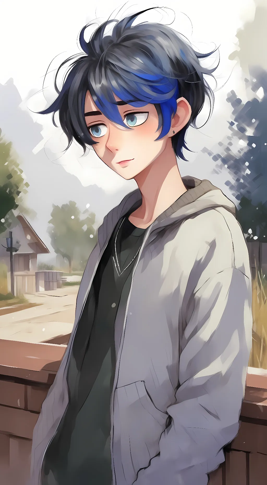 ai character: Ein (from Aphmau) background