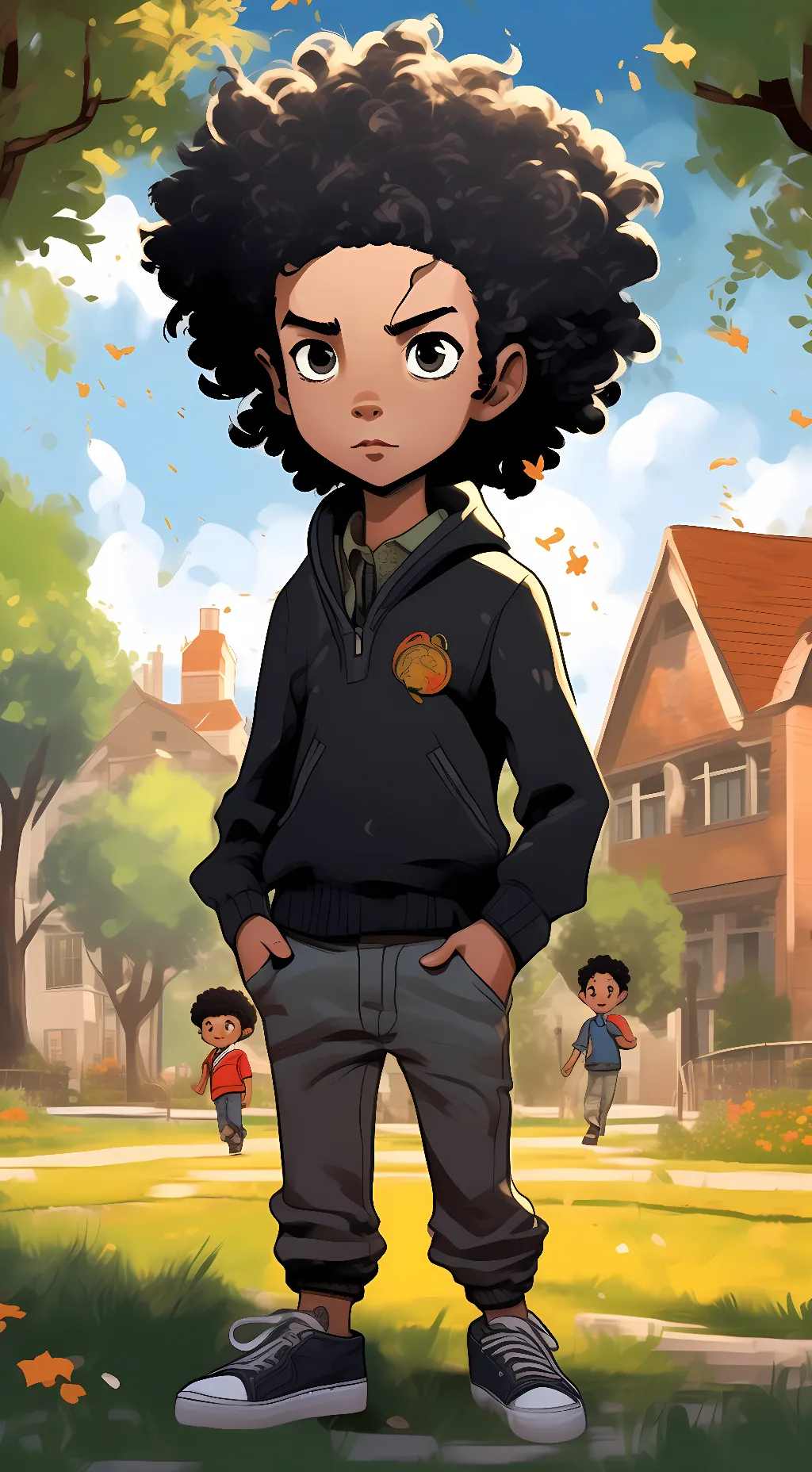 ai character: huey background