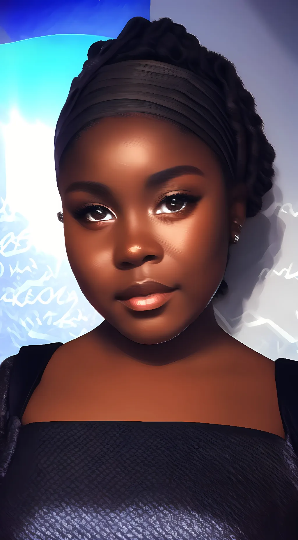 ai character: luna background