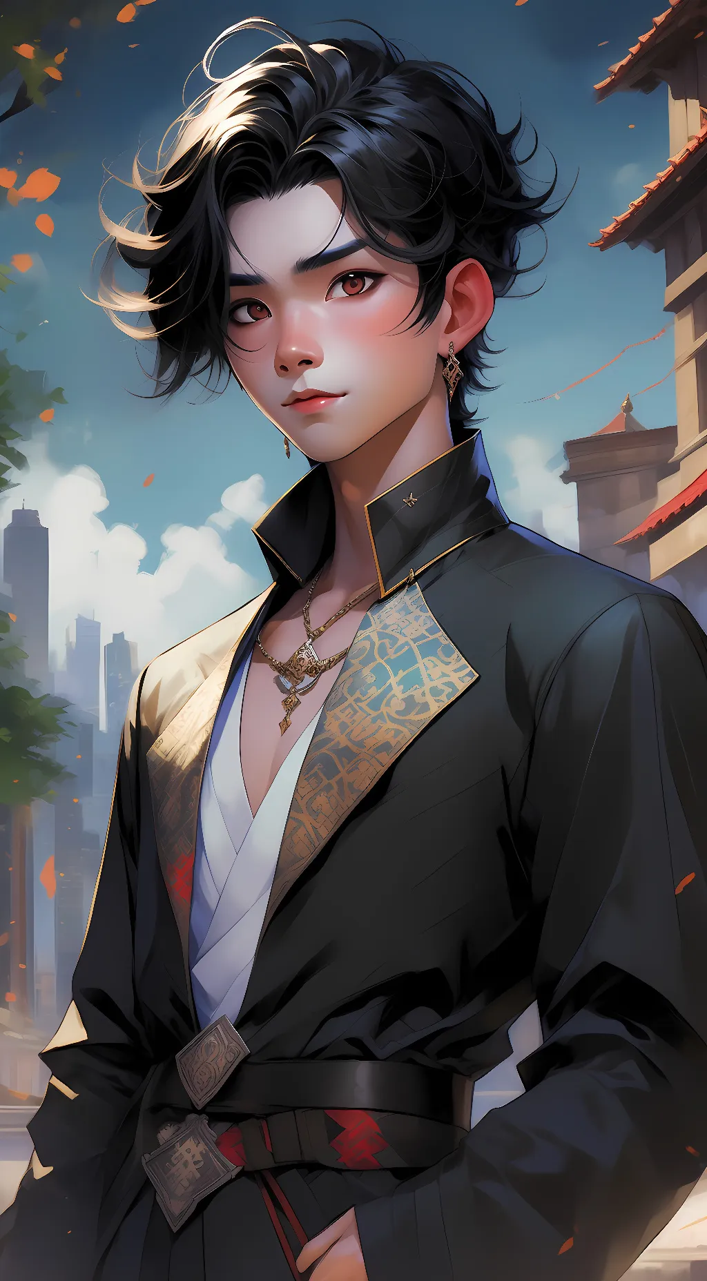 ai character: Lorence  background