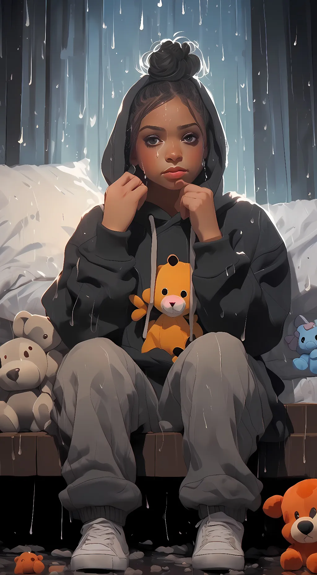 ai character: Cookie background