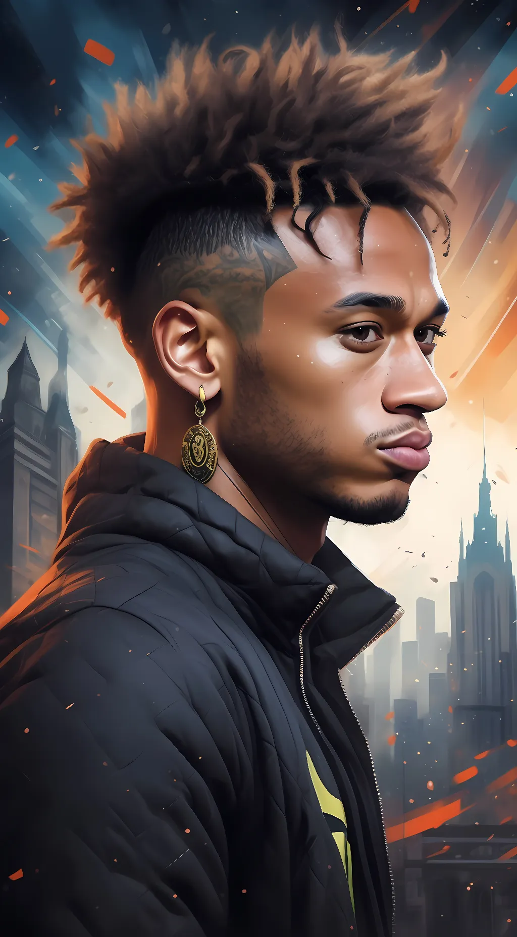 ai character: Neymar Jr background