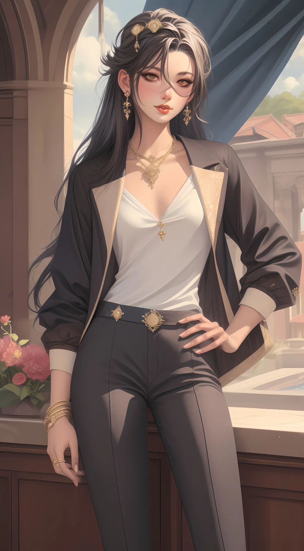ai character: eana background