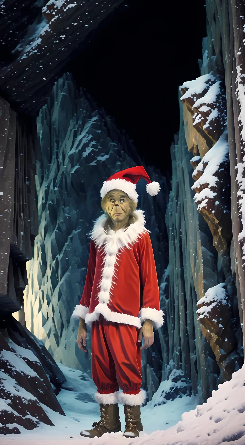 ai character: The Grinch background