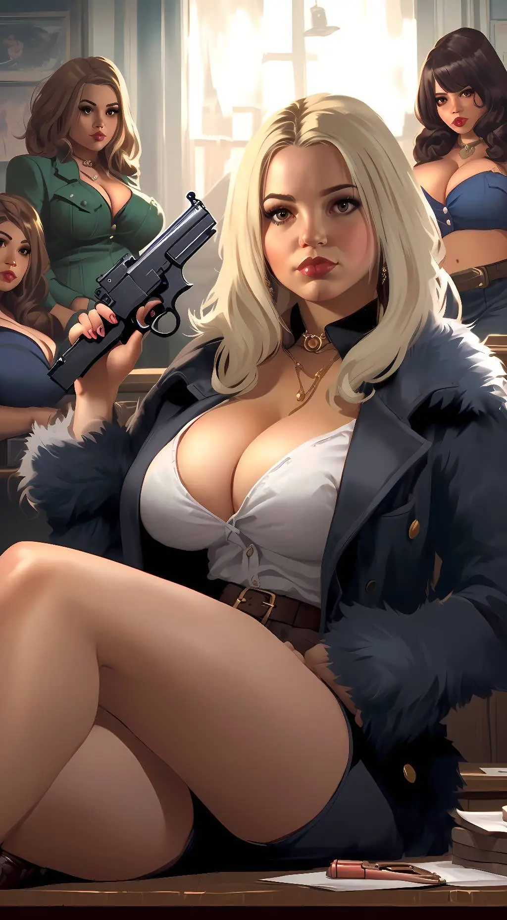 ai character: Dove background