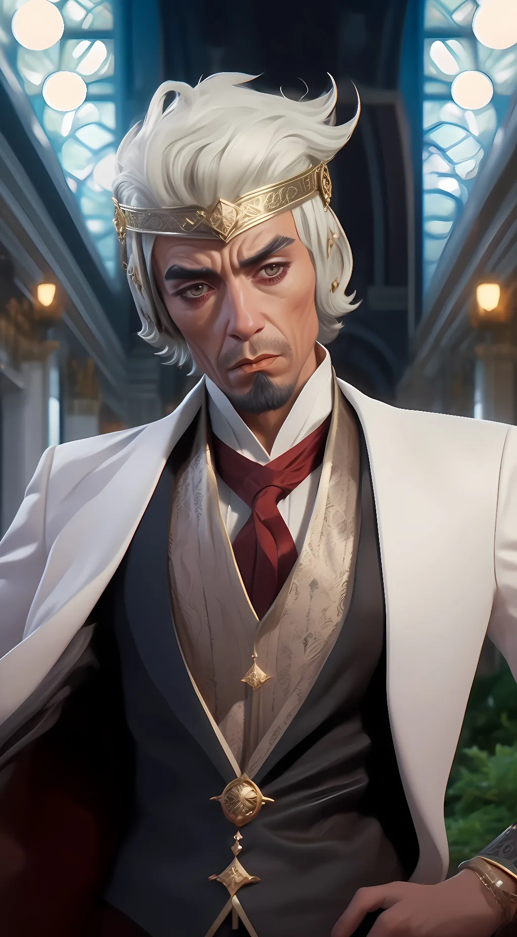 ai character: Commander hedder background
