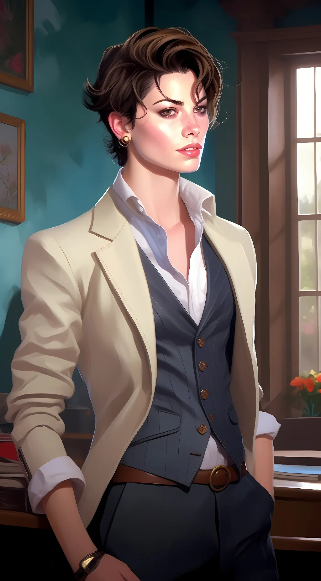 ai character: Corky Williams background