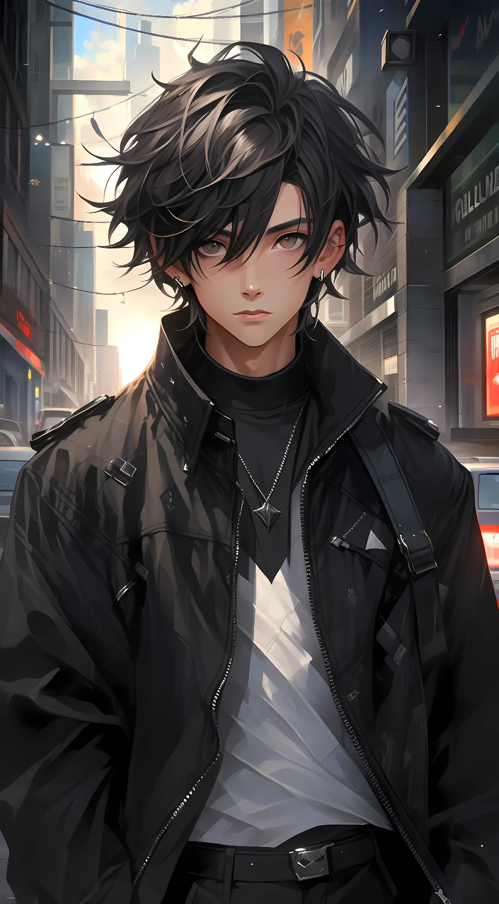 ai character: Damon background
