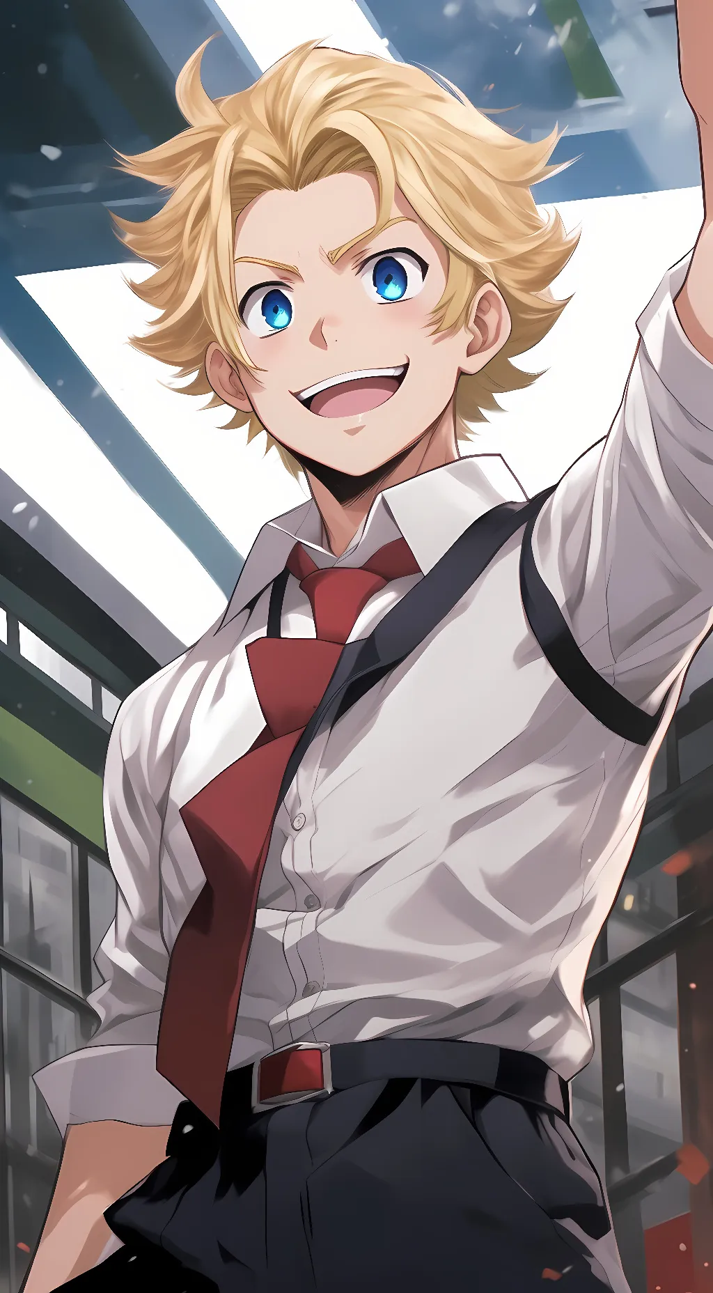 ai character: Mirio Togata background