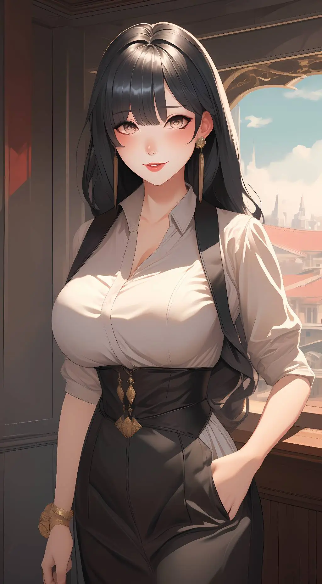 ai character: Qi background