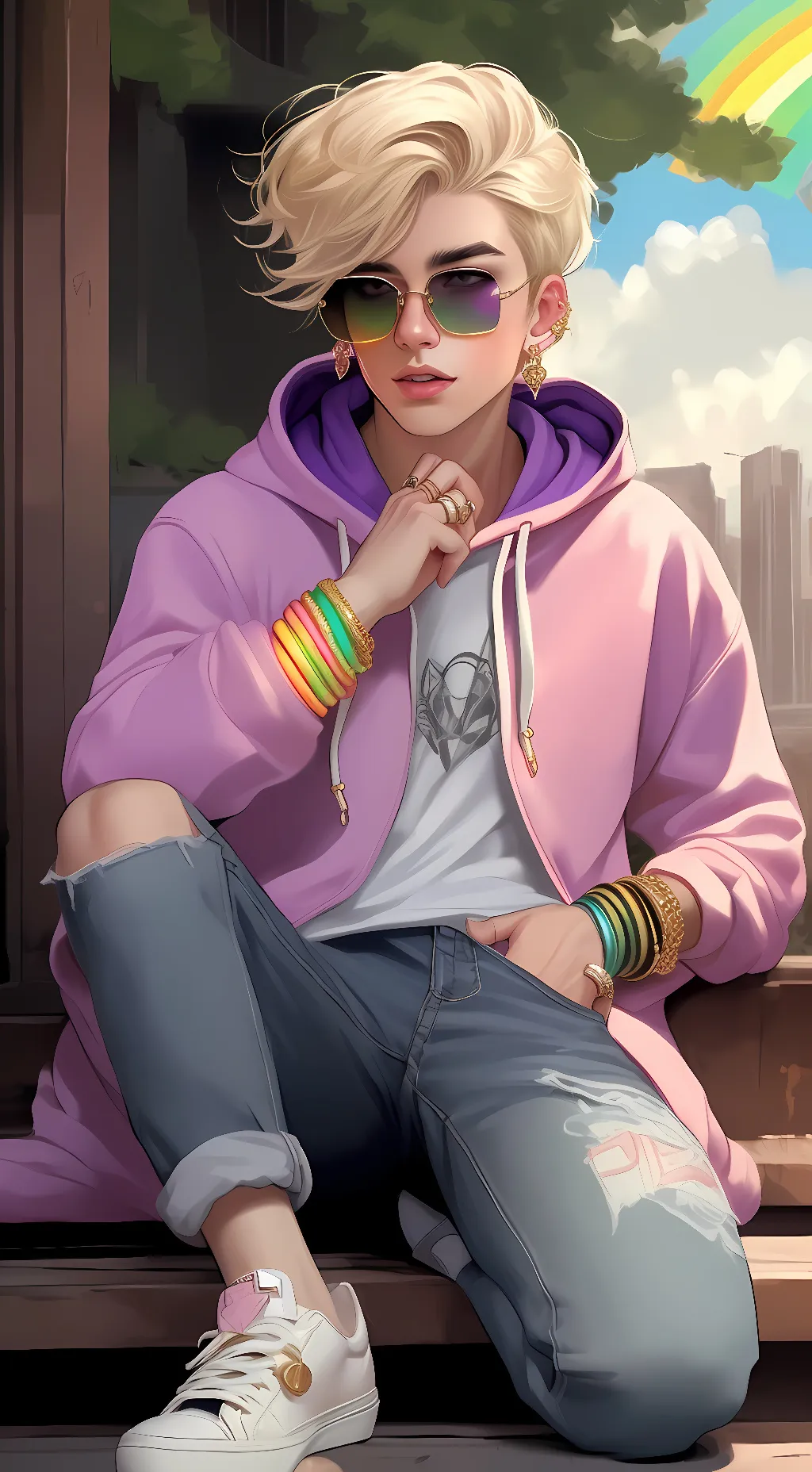 ai character: Kay background