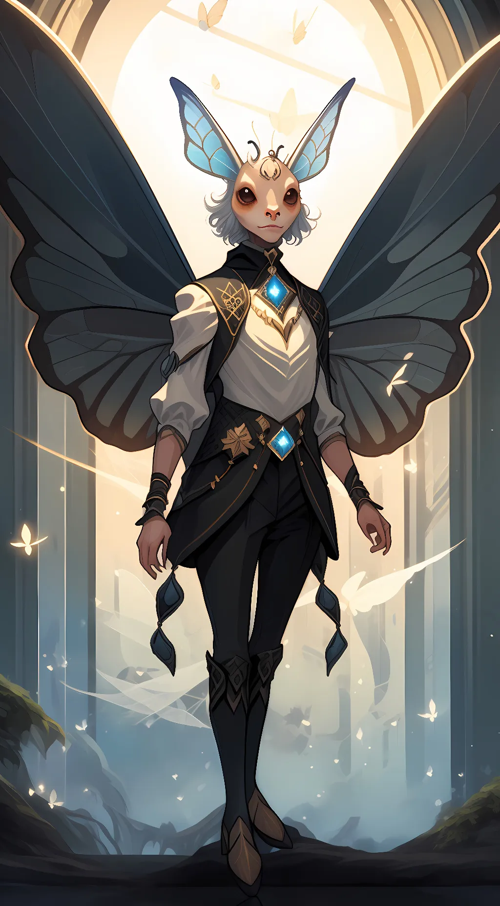 ai character: The Hierophant background