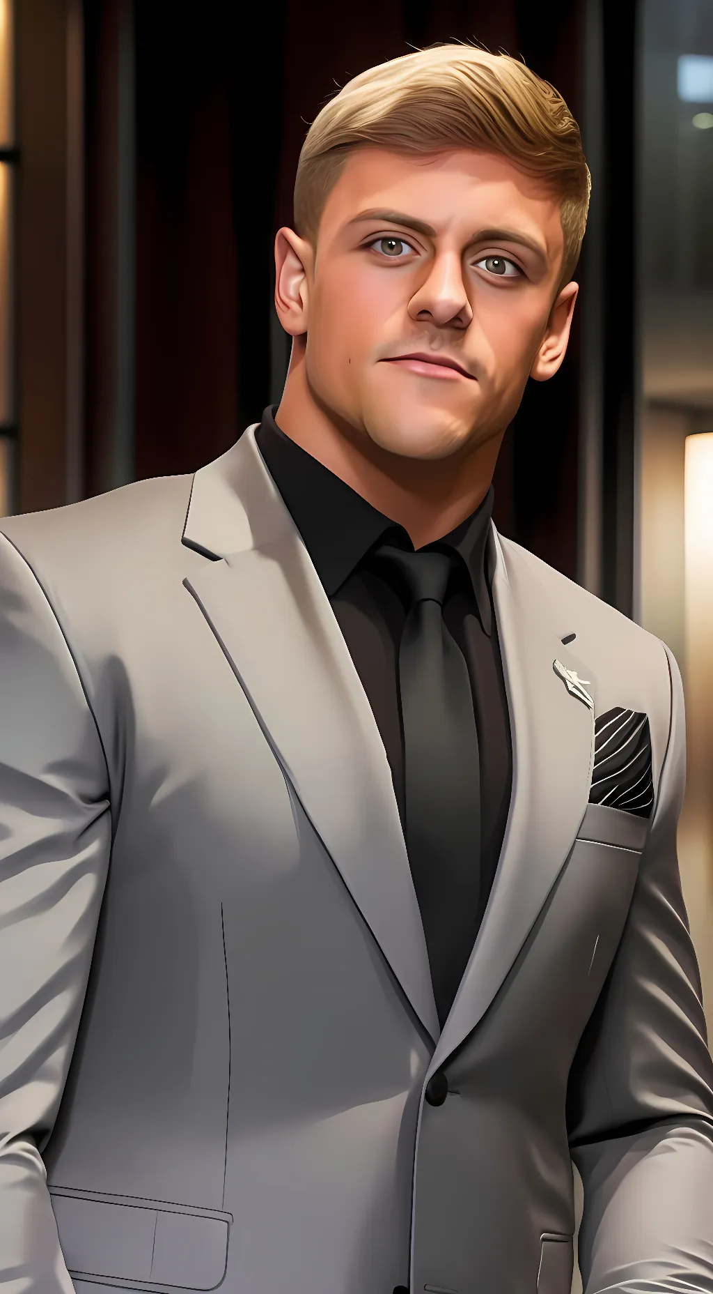 ai character: Cody Rhodes  background