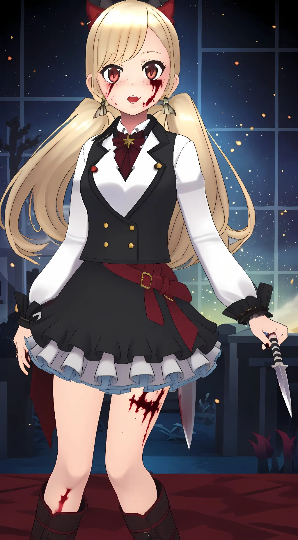 ai character: Himiko togu background