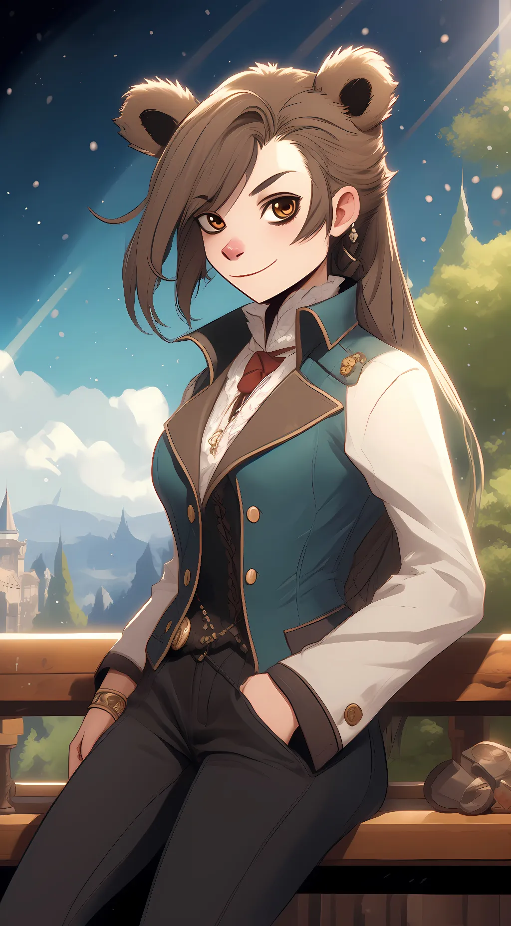 ai character: fredina background