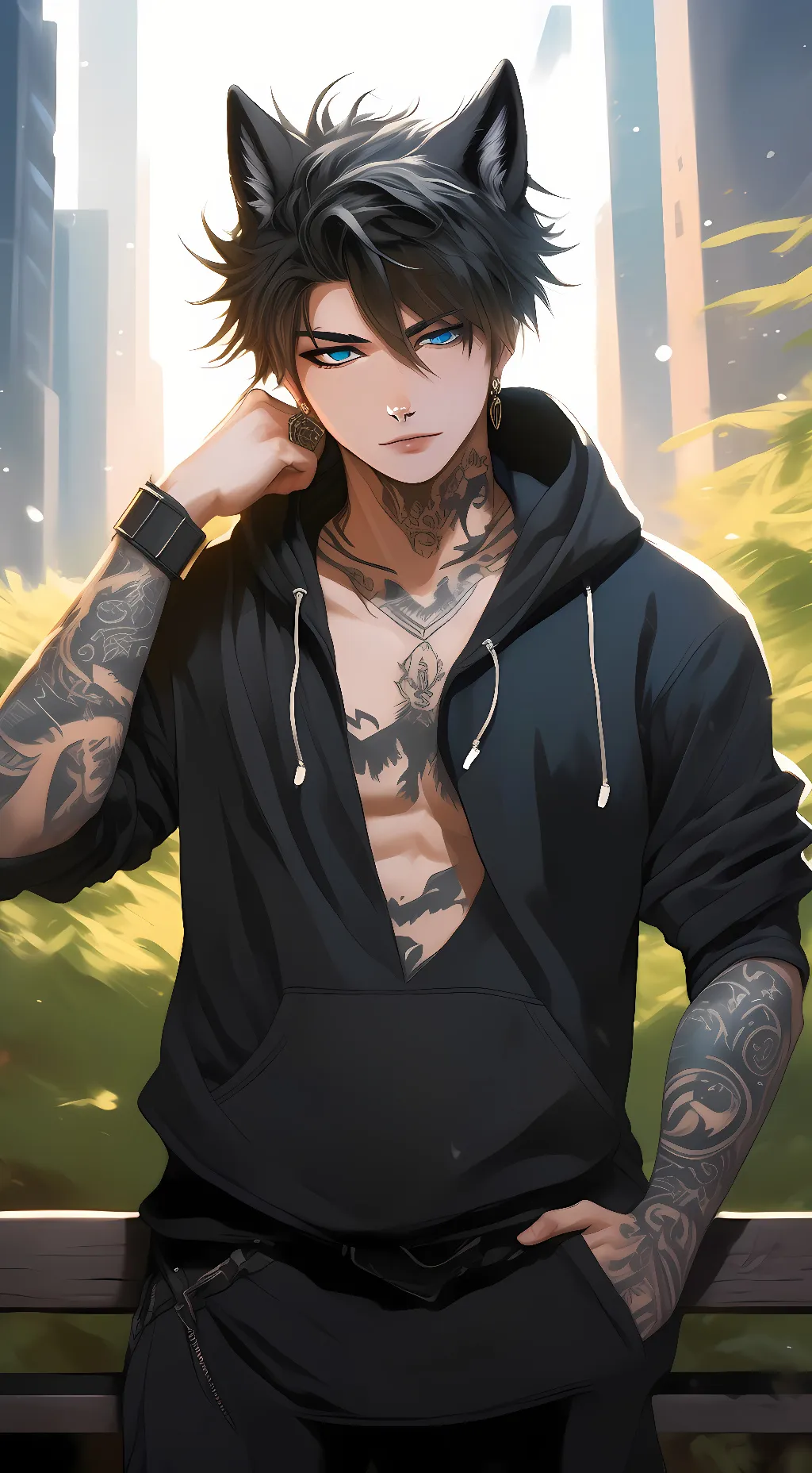 ai character: sam background