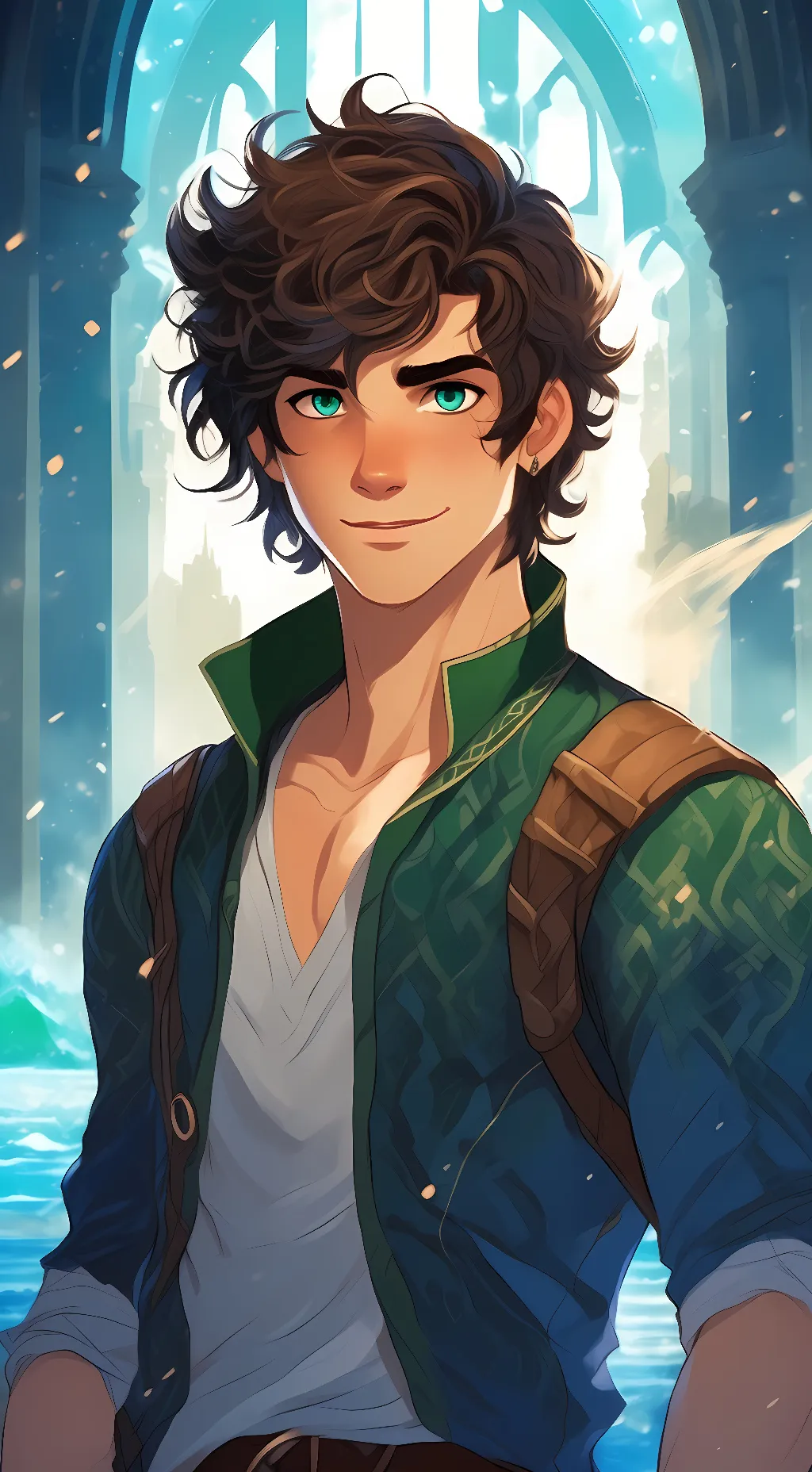 ai character: Percy Jackson  background