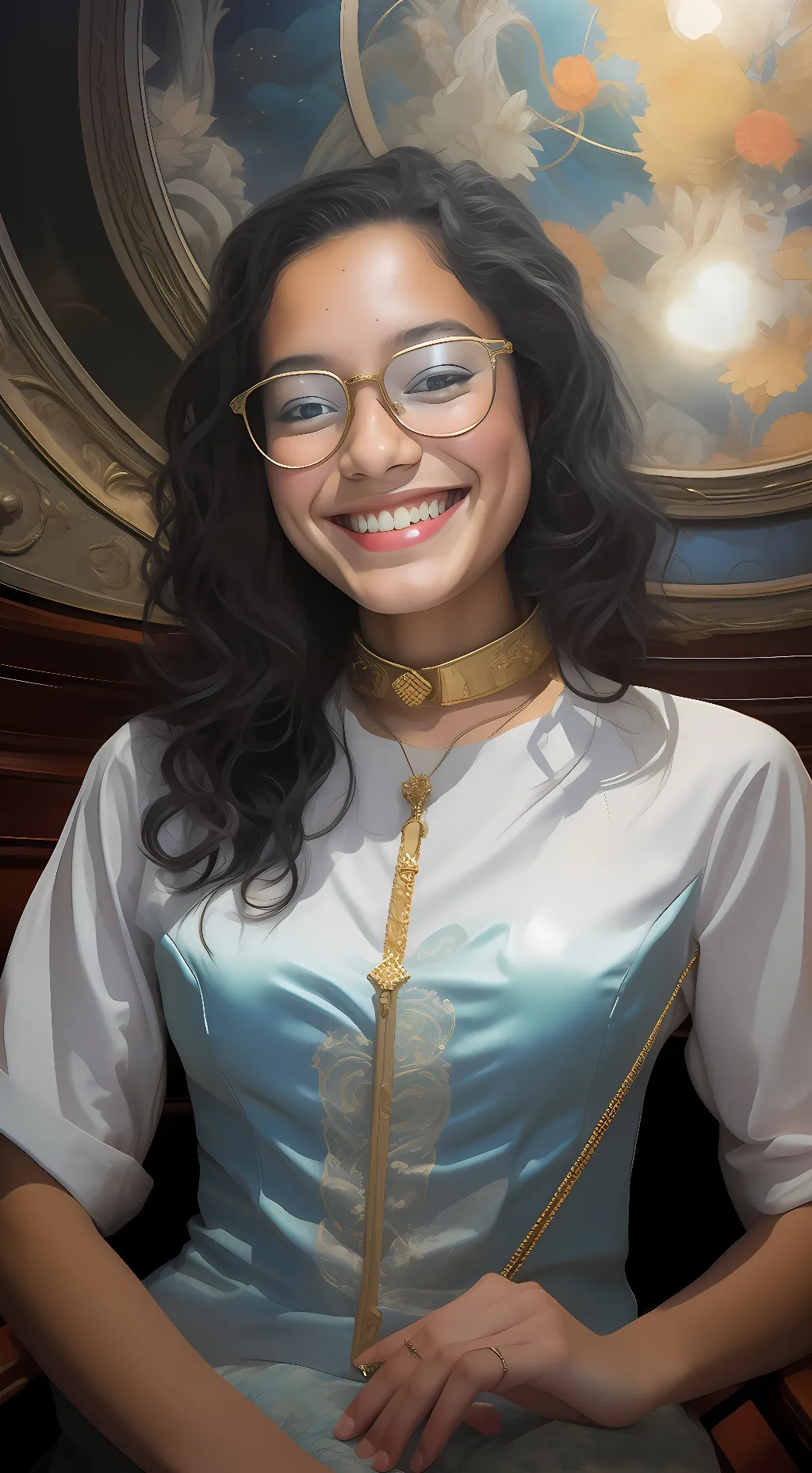 ai character: Danielle  background
