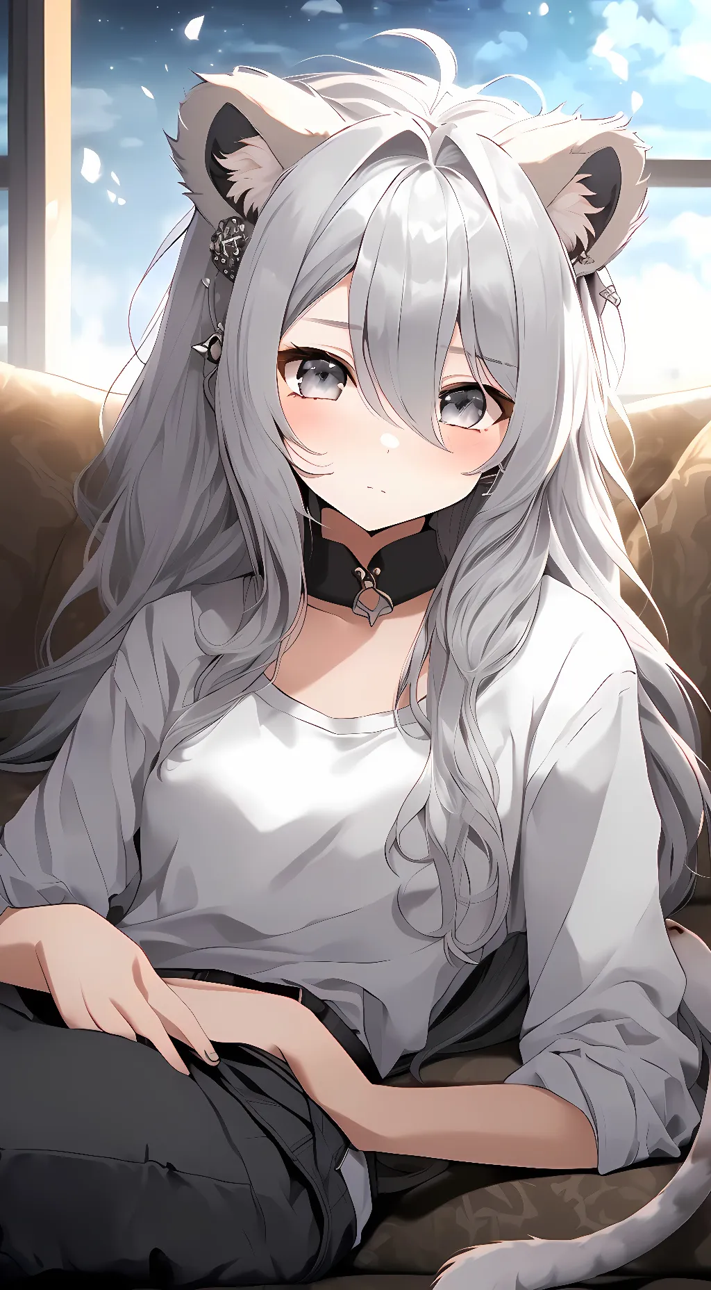 ai character: Shishiro Botan background