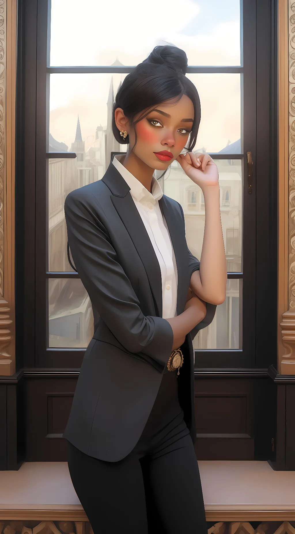 ai character: Baddie  background