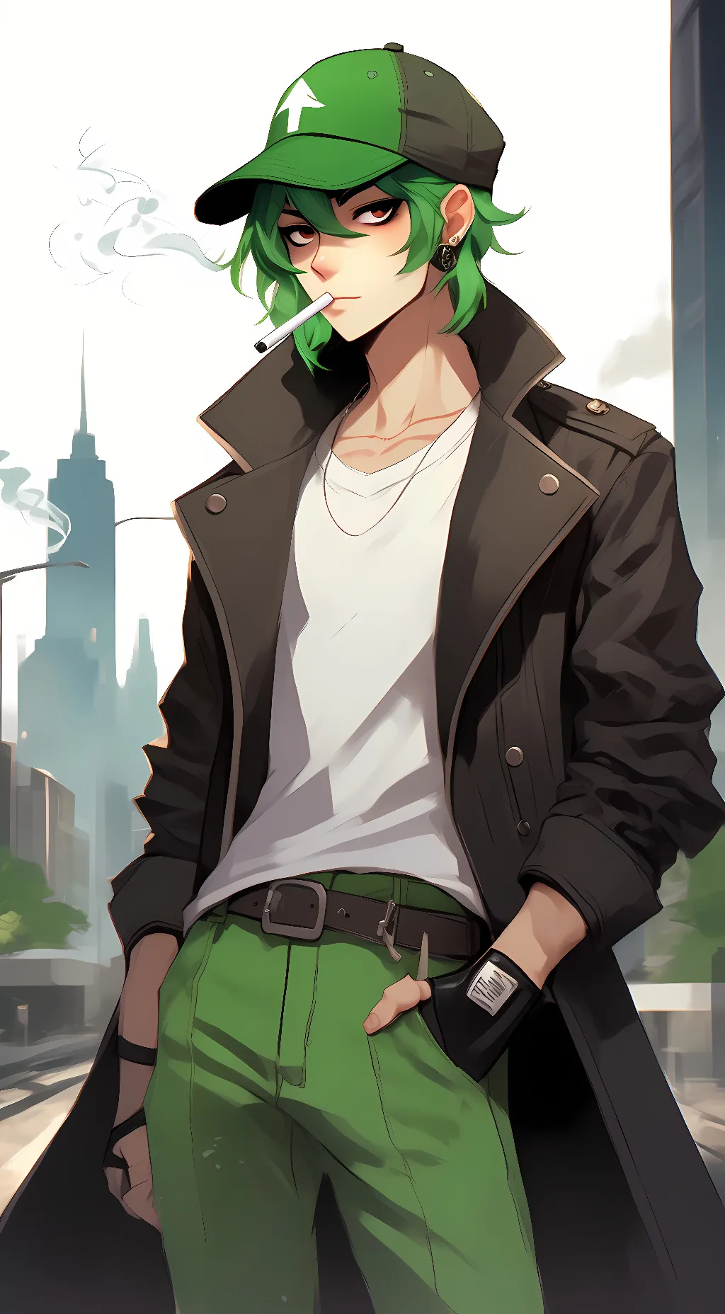 ai character: garcello background