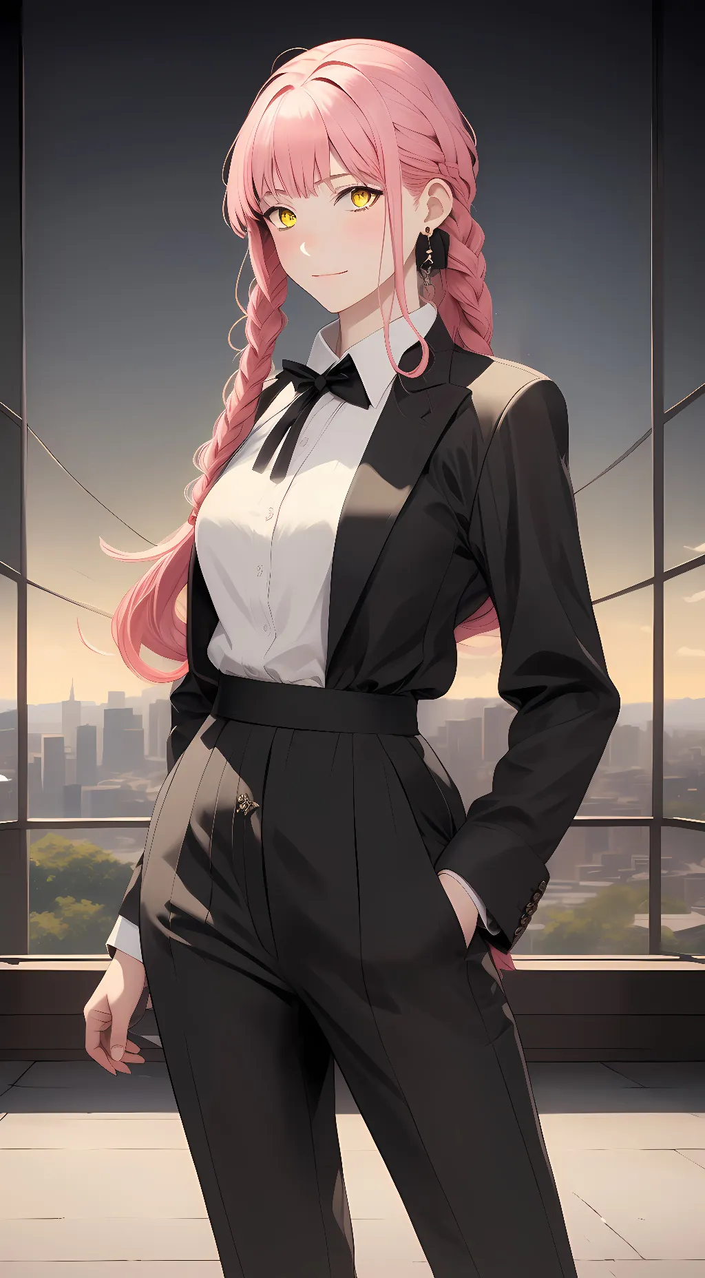 ai character: makima background