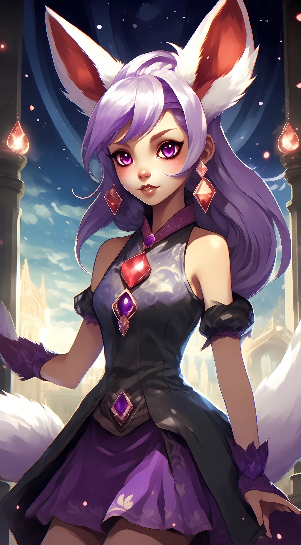 ai character: Espeon  background