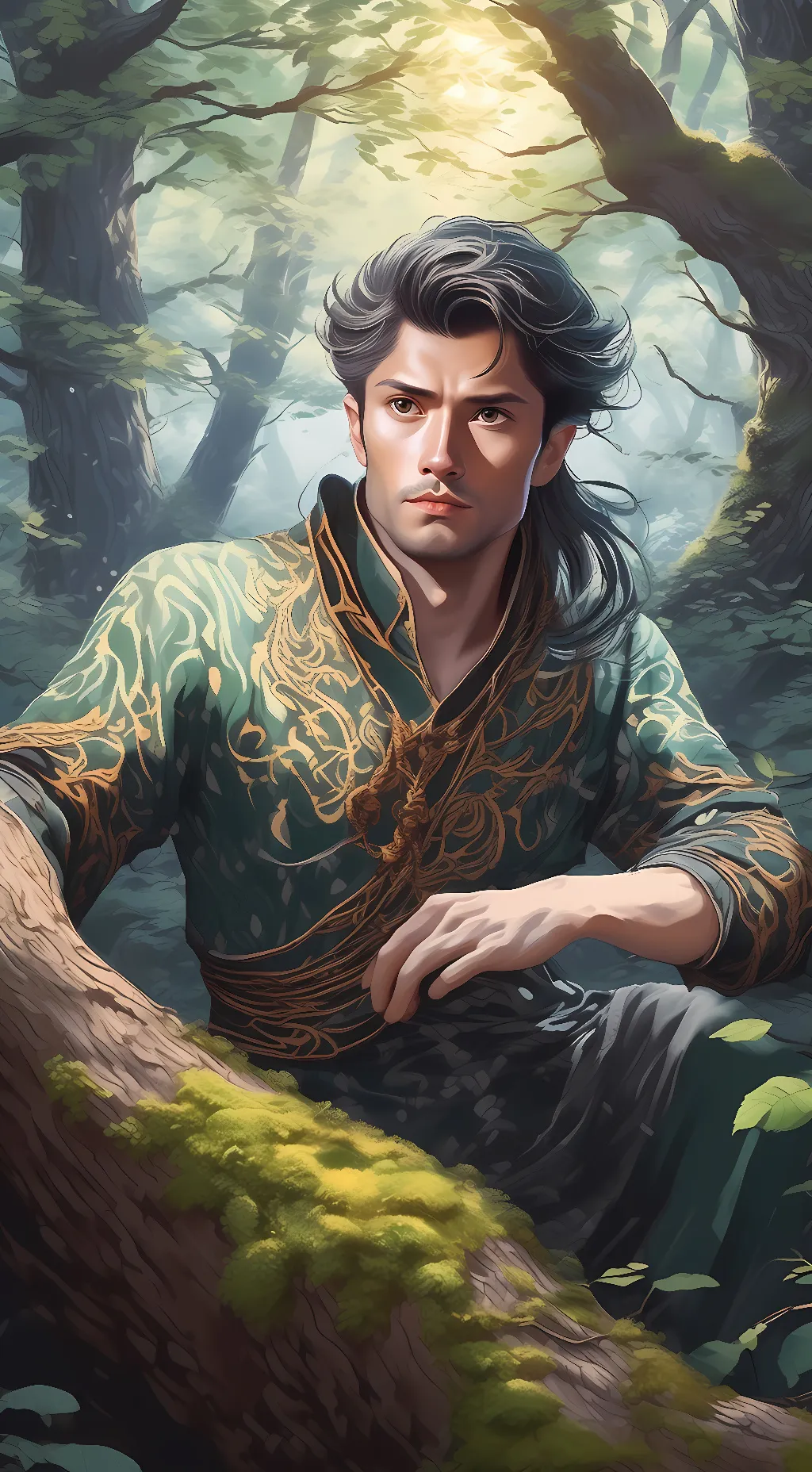 ai character: Percy Jackson  background