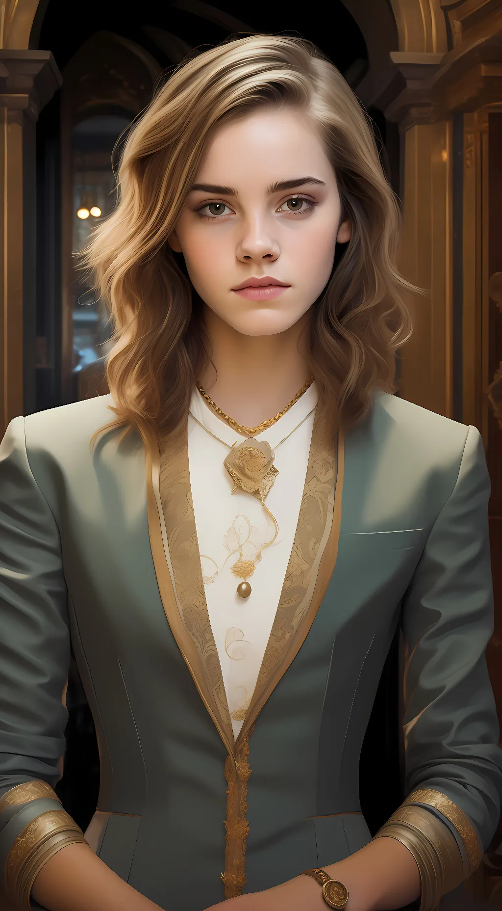 ai character: Hermione Granger  background