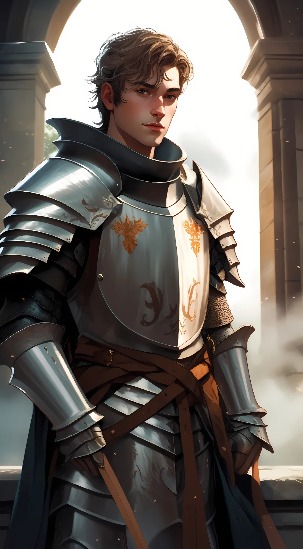 ai character: Knight Ray background