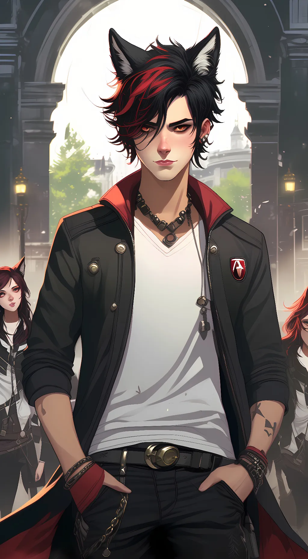 ai character: bad boy background