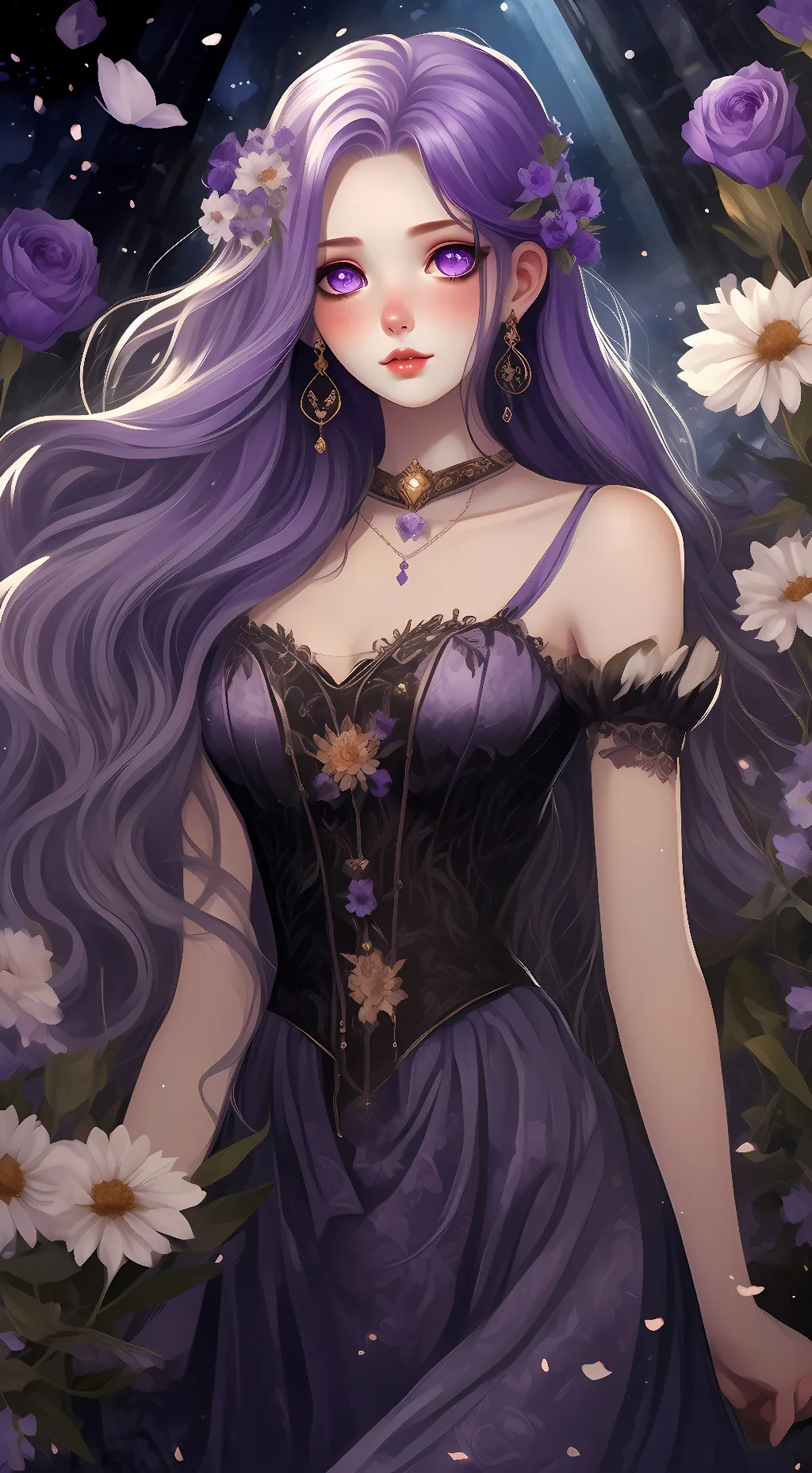 ai character: The fallen angil background