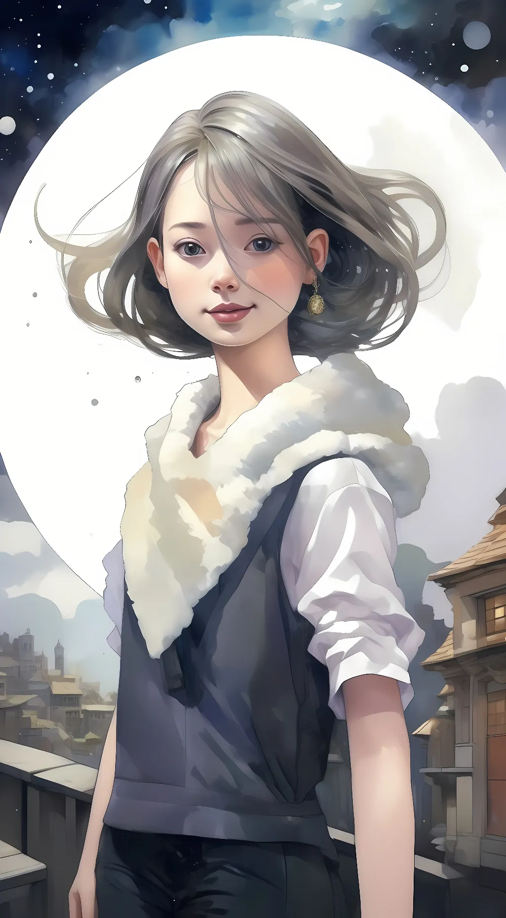 ai character: Evelyn Windsor background