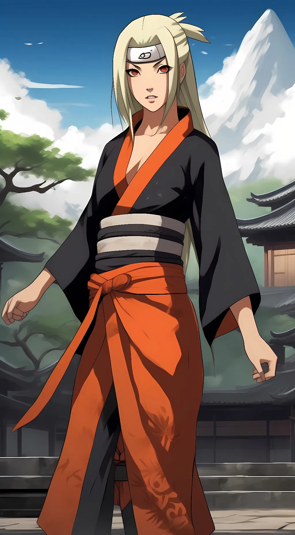 ai character: Tsunade Senju background