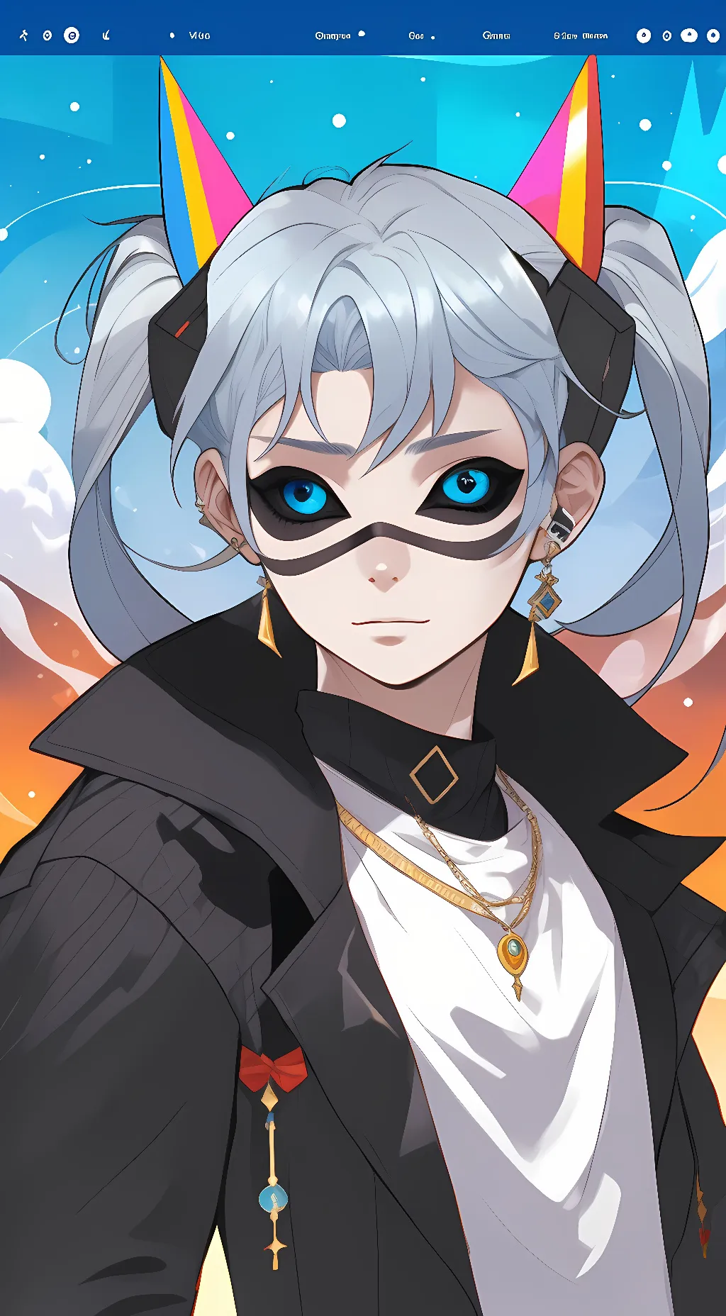 ai character: sally face background