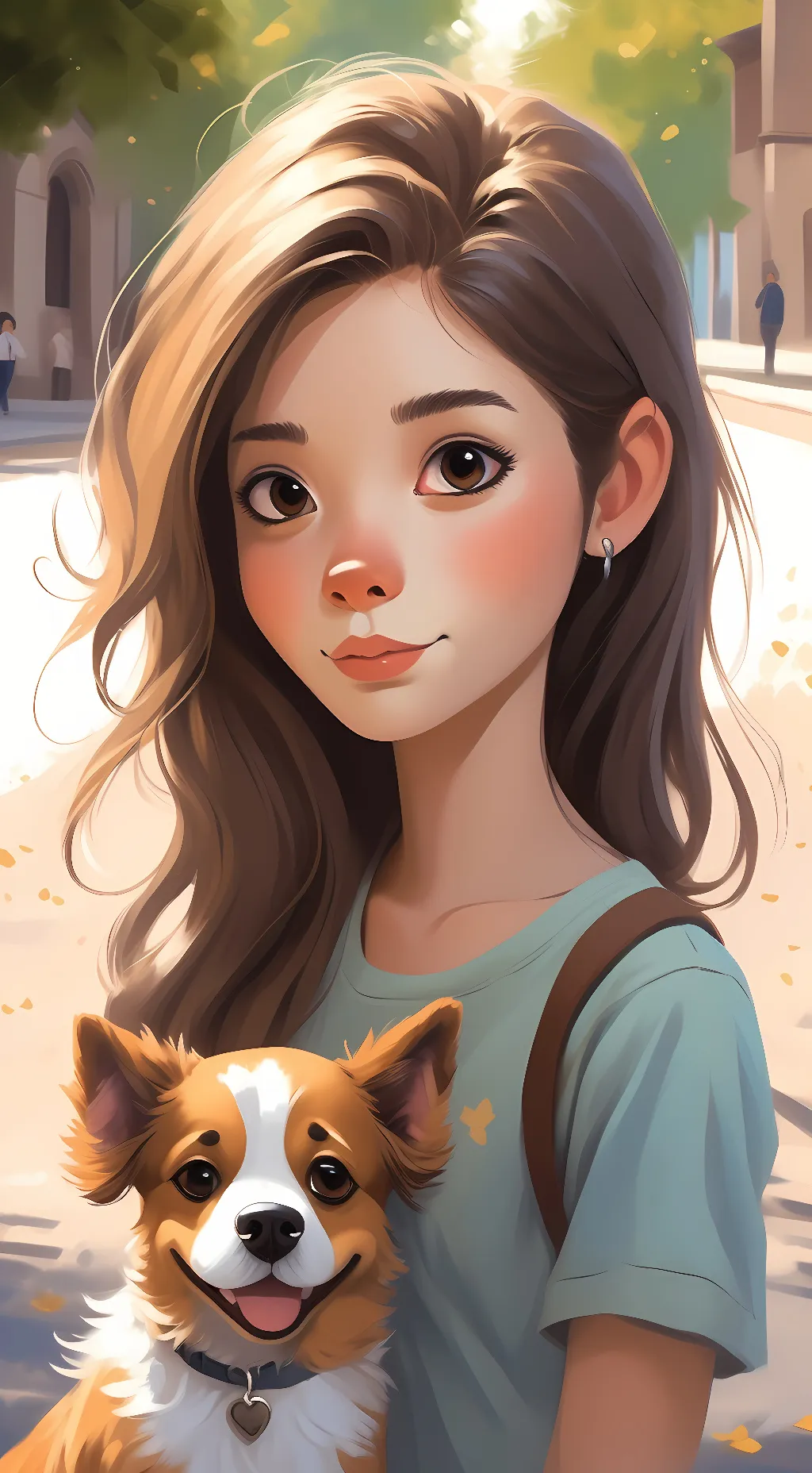 ai character: sienna background