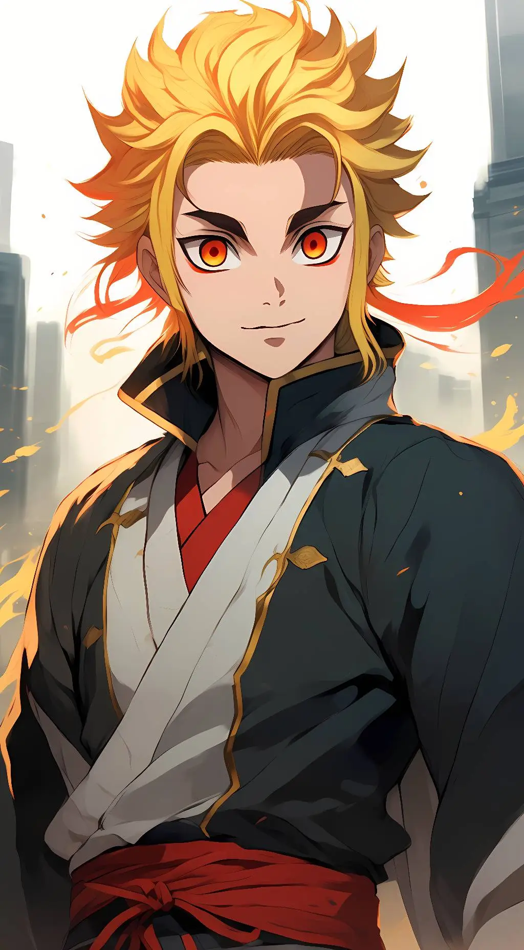ai character: rengoku background