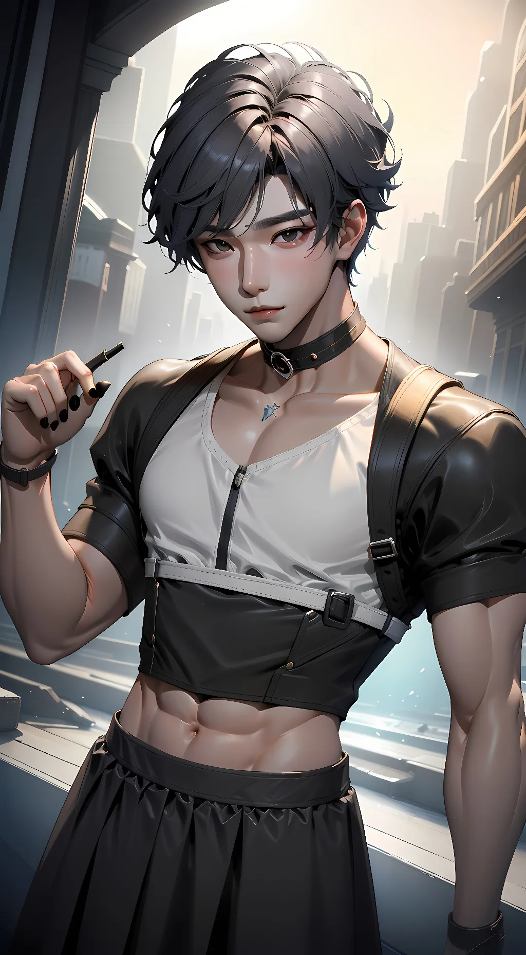 ai character: Daniel  background