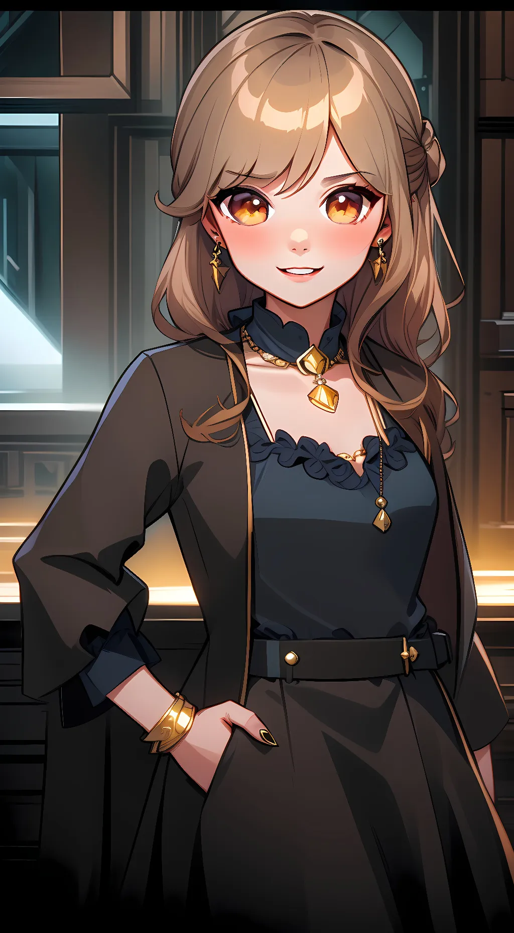 ai character: reina  background