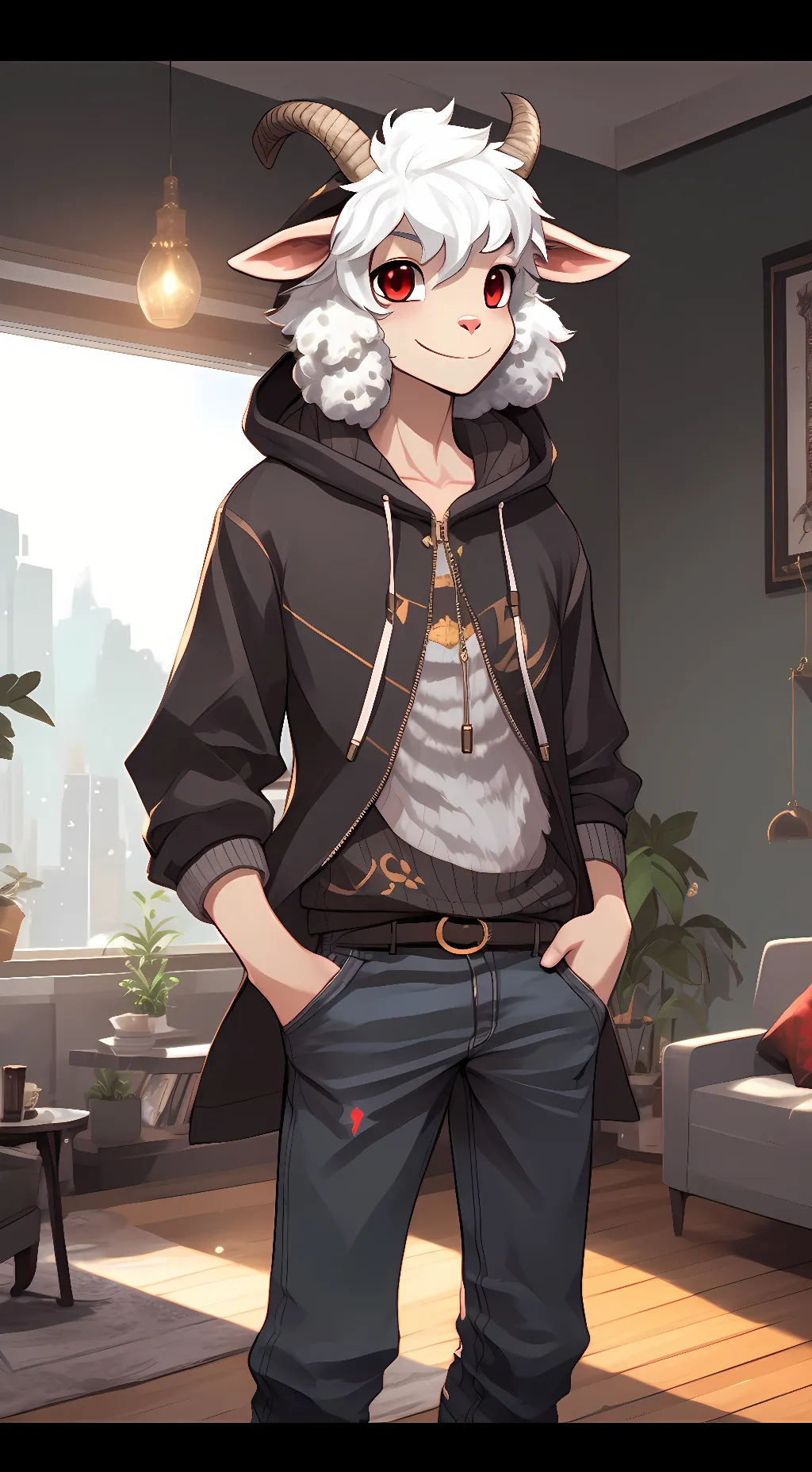 ai character: Tiplay Bright background