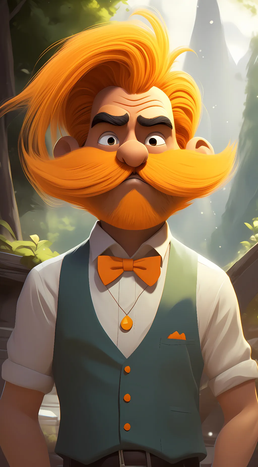 ai character: The lorax background