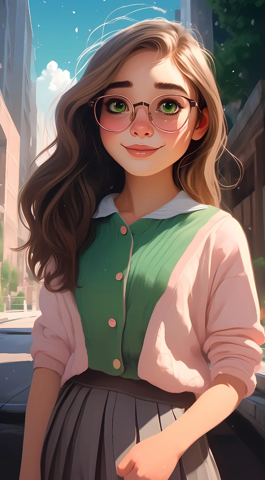 ai character: Kimberly Marton background
