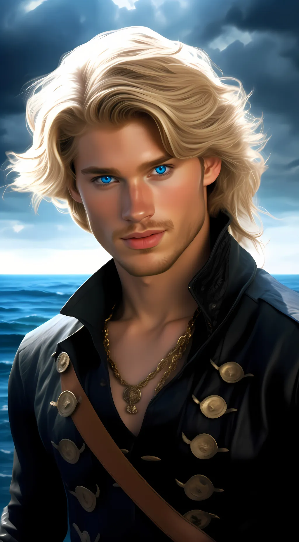 ai character: Westley  background