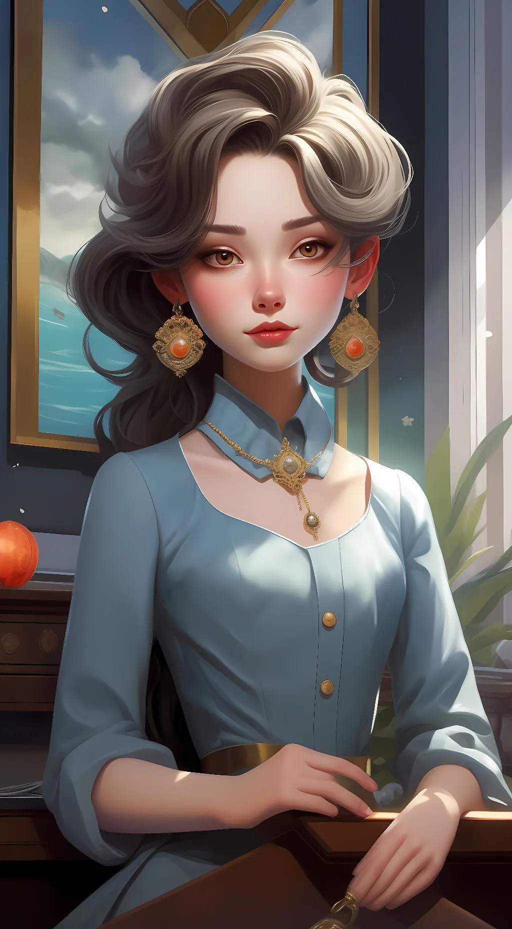 ai character: Your momma background