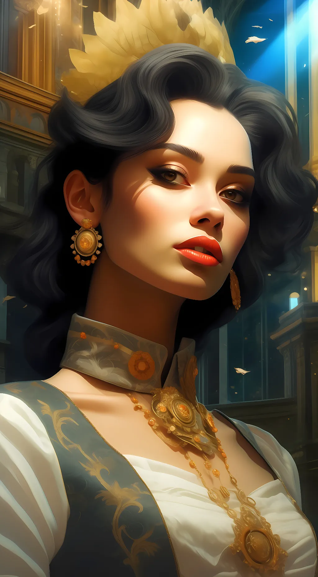 ai character: Sophia Martin background