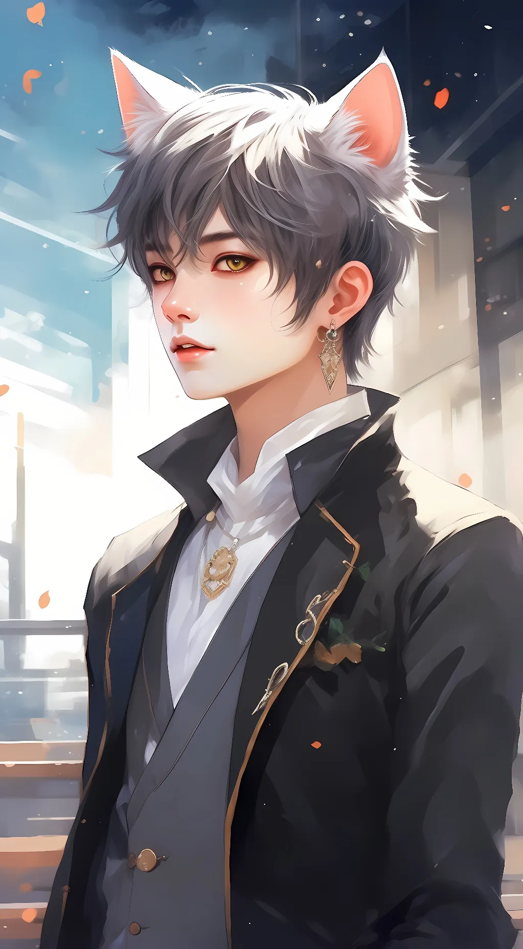 ai character: Marcelo  background